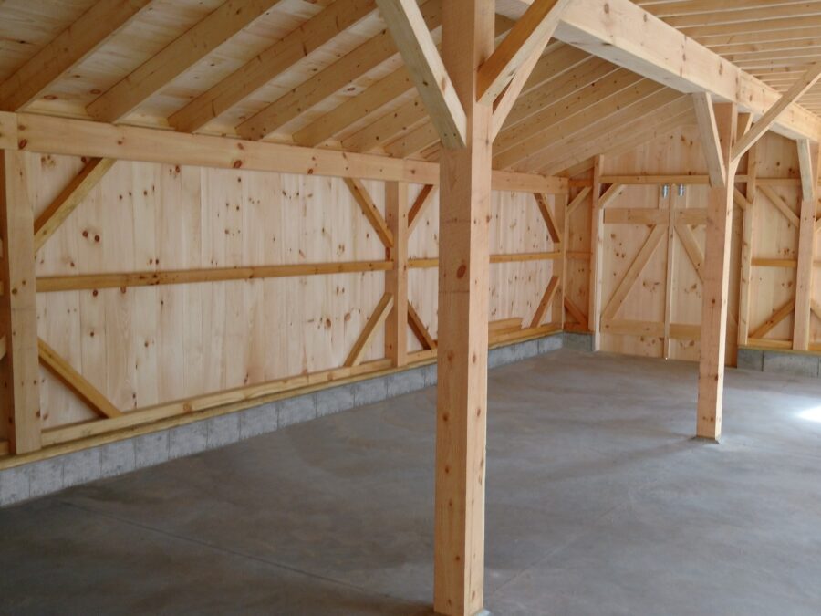 Timber Frame Barn Houston County GA